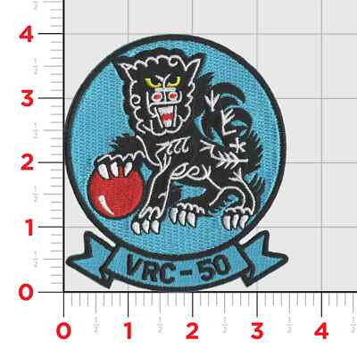 4'' VRC-50 FOO DOGS  SQUADRON EMBROIDERED PATCH