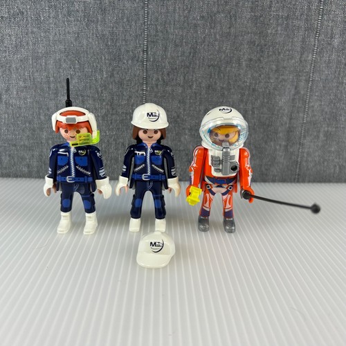 Playmobil Space Mars Mission Figure Lot Of 3 Astronauts Incomplete 9488 | eBay