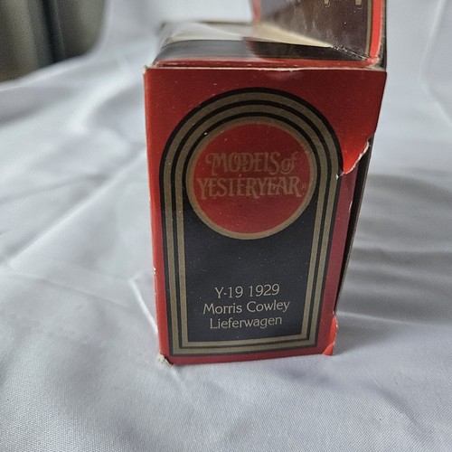 Matchbox Y19 1929 Morris Cowley Van Brasso Models Of Yesteryear 1/39 Scale Boxed - Picture 7 of 7