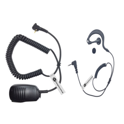 Speaker mic with Listen Earpiece for Motorola TETRA MTH600 MTH650 MTH850 MTH880