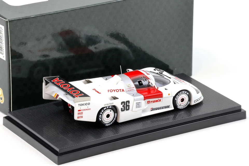 1:43 Ebbro Toyota Tom ´ S 86C Wec Giappone 1986 Fuji Nakajima / di Lee / Sekiya - Immagine 2 di 3