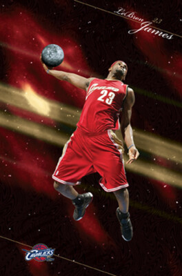 LeBron James INTERGALACTIC Cleveland Cavaliers NBA Basketball