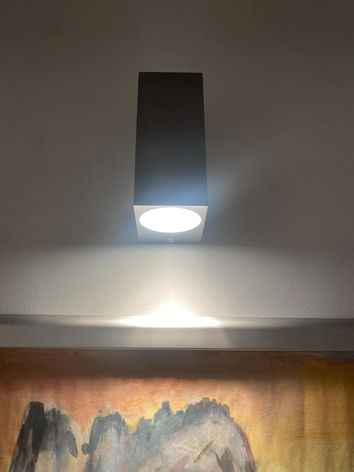 Ranex Bastia 5000.465 LED Außenleuchte up/down Alu anthrazit GU10 IP44 - Bild 4 von 4