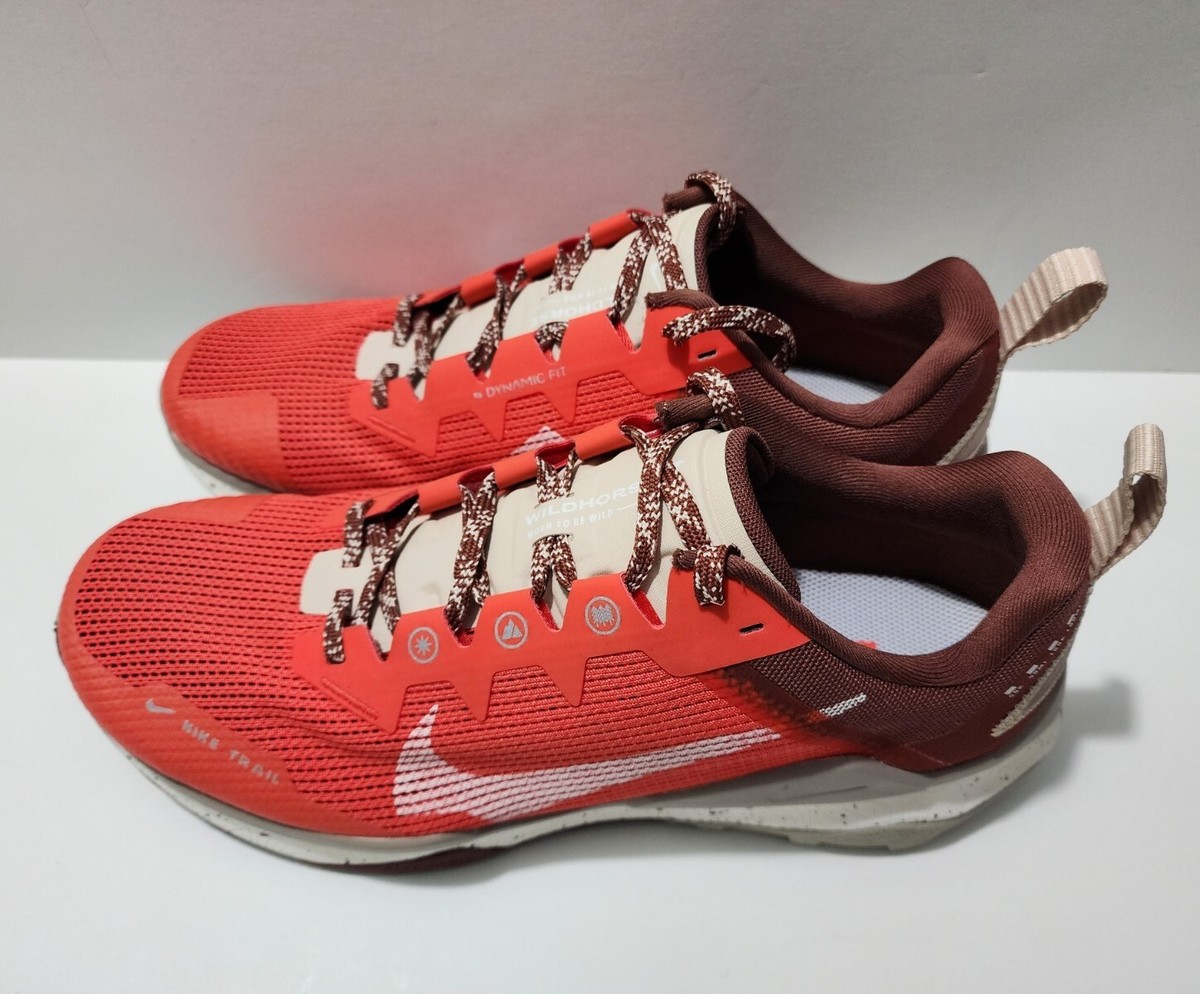 Nike Wildhorse 8 Picante Red Men's Trail Running Shoes Sz 10.5