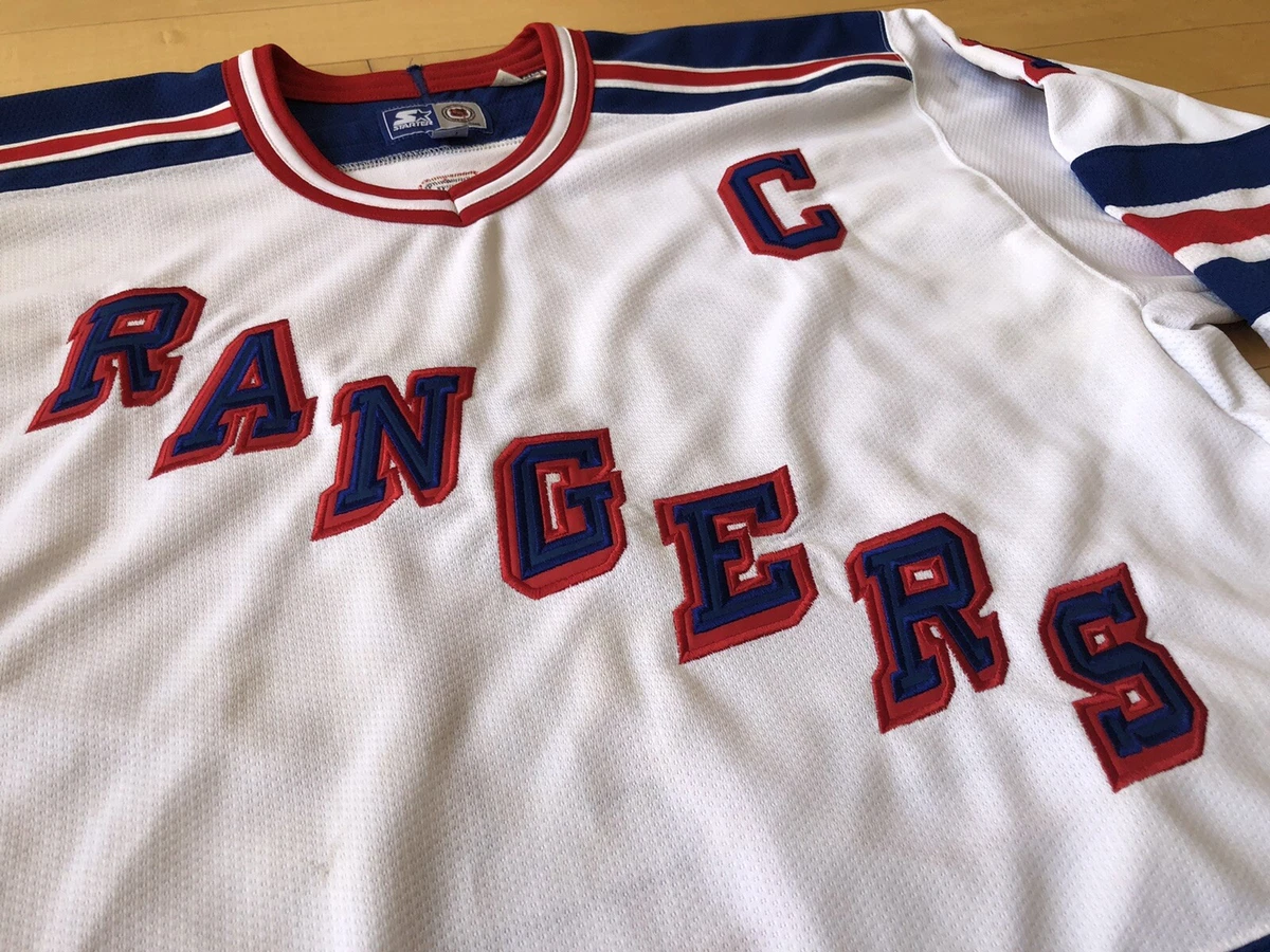 Vintage 90s Starter Mark Messier New York Rangers Hockey Jersey