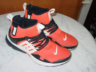 2022 Nike Air Presto Mid Utility DC8751-800 Orange/Black Shoes! Size 10 