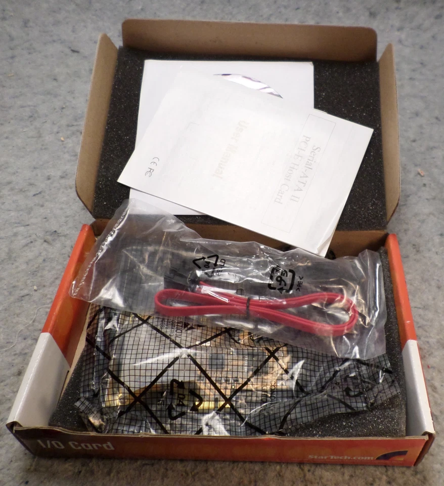 2-Port PCI Express SATA2 II 2 Port Controller Card New (C15B5) - Image 3 of 4