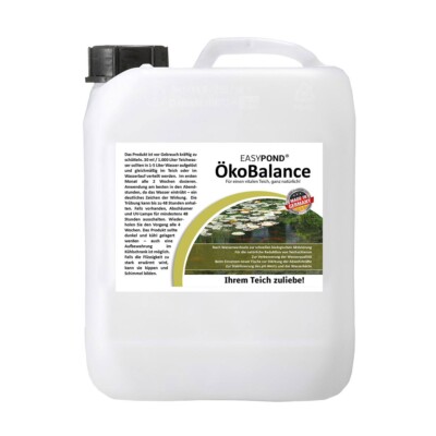 EASYPOND ÖkoBalance Flüssiger Teichsauger Schlammsauger 5 Liter Koi Filter