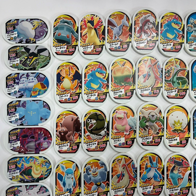 Pokemon Character Mezastar Mezasuta Tag Lot 100 set Excellent from