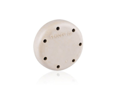 Plasdent 400BSS-7PS Magnetic Dental Bur Block 7-Hole Small Round Sand