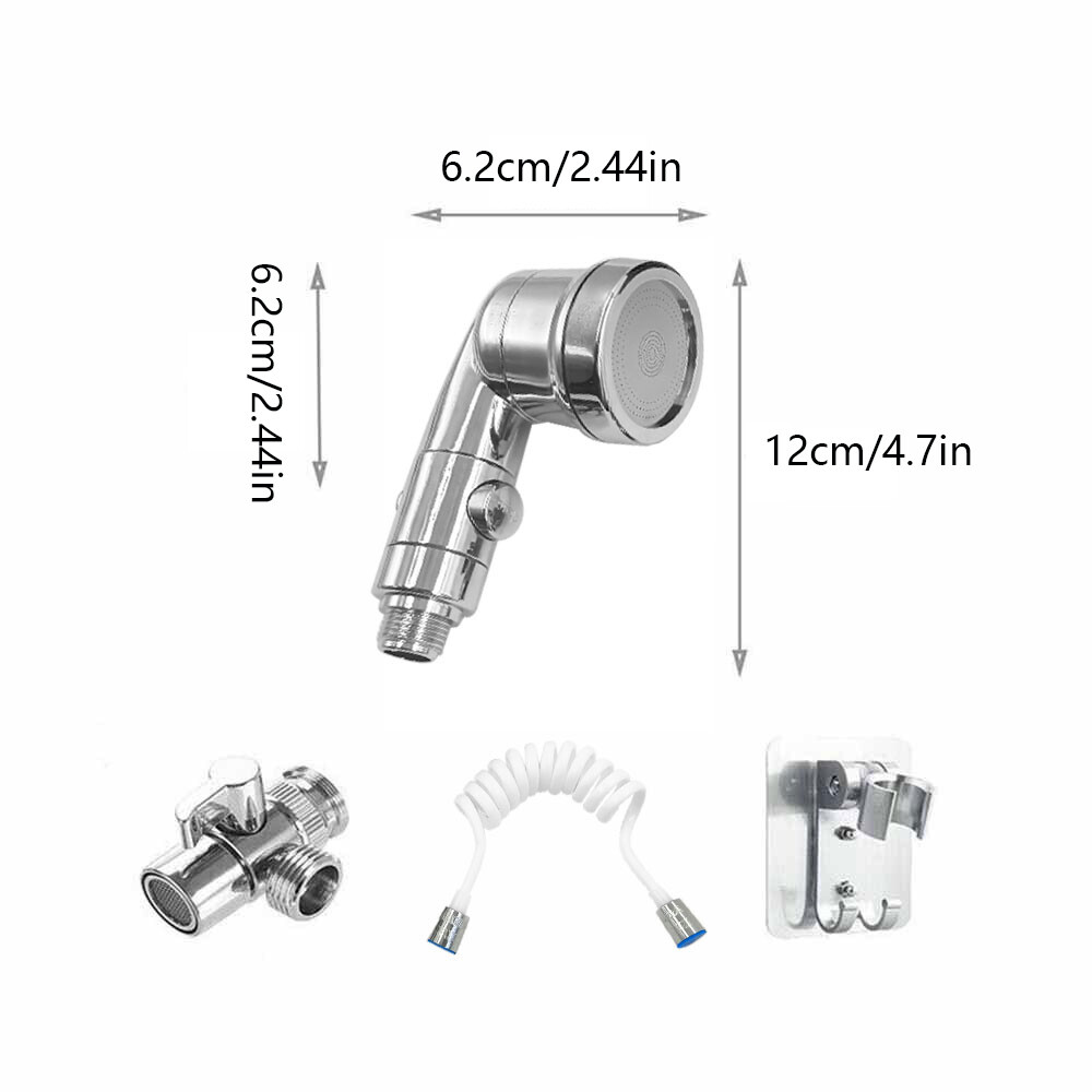 Head Spray Tap Attachment Set Bathroom Faucet Sprayer Sink Hose