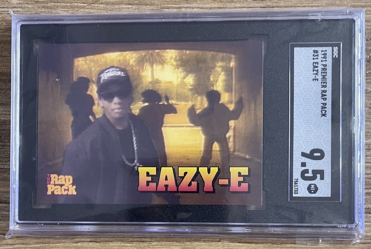 1991 PREMIER RAP PACK #31 EAZY-E OF NWA COMPTON CA GANGSTA RAP
