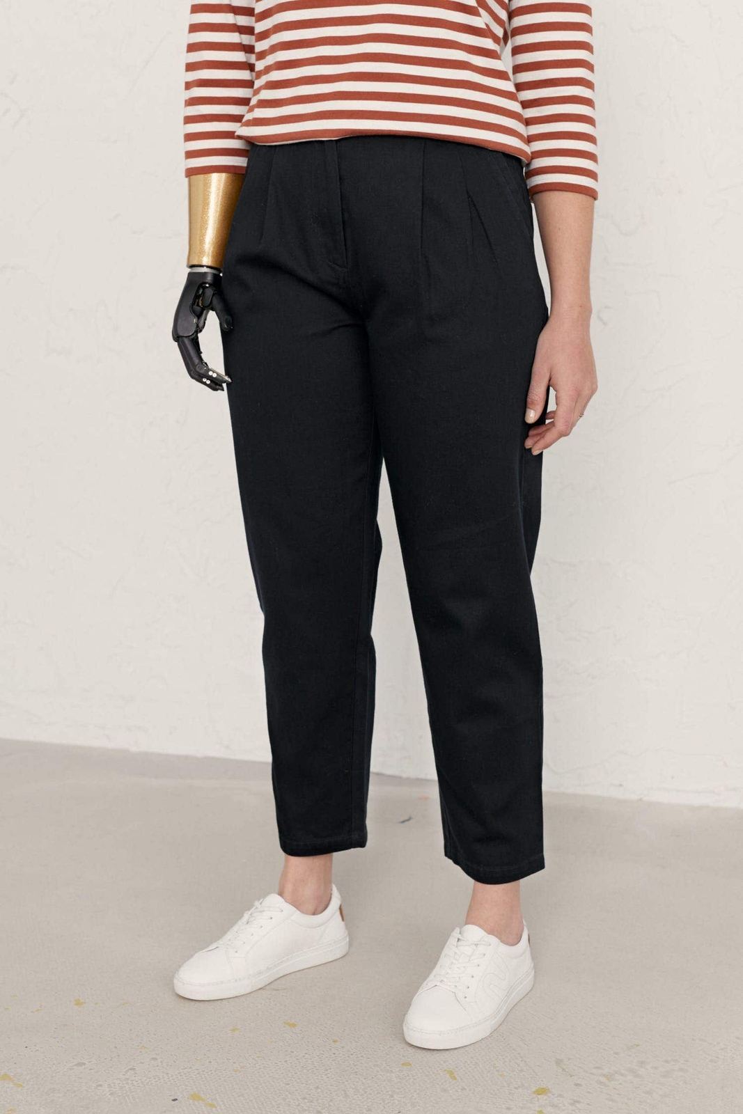 Seasalt Women's Trousers black Trig Point Trousers Regular Black