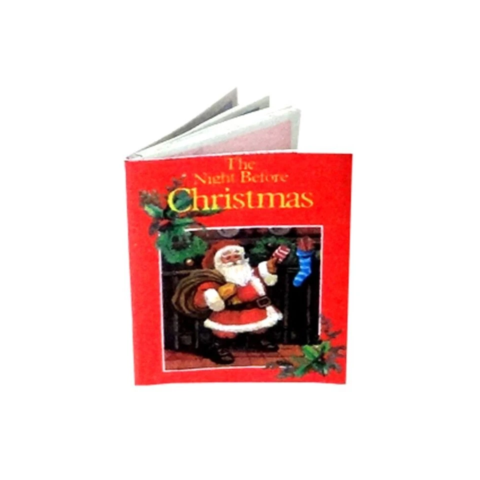 The Night Before Christmas Miniature Book for 12th Scale Dolls House (09105-449) - Image 1 of 1