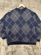 Vintage Van Heusen Sweater Large Squared Made In USA cotton blend