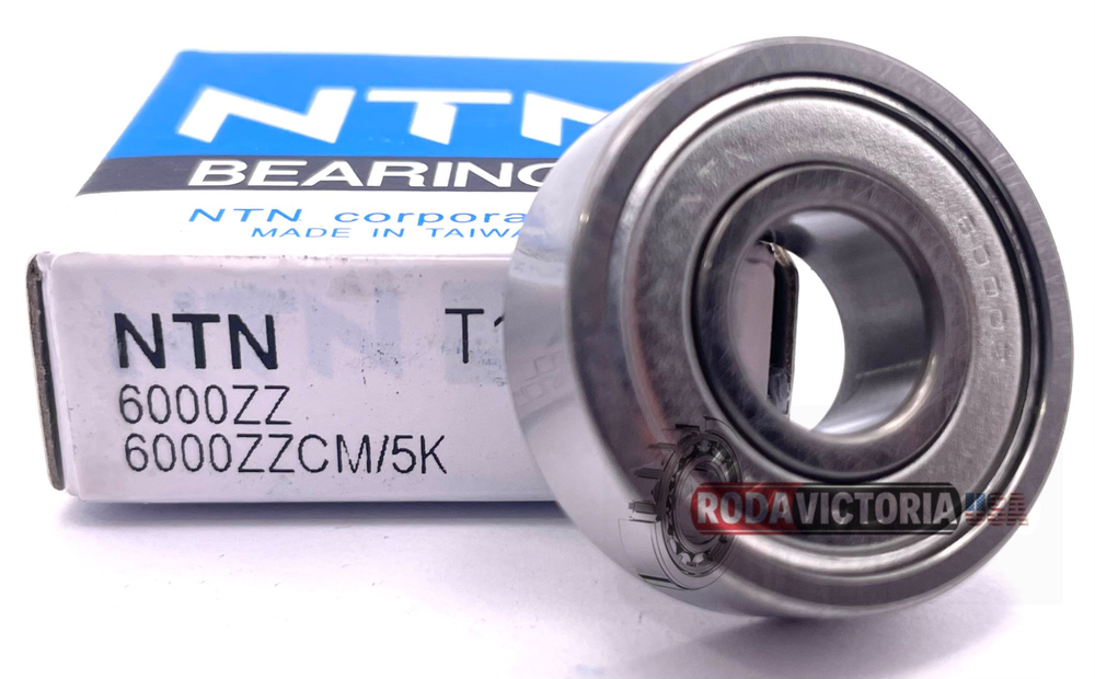 NTN 6000 ZZCM/5K Deep Groove Radial Ball Bearing 10x26x8mm 6000-ZZ 6000 ZZ