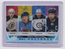 2021-22 Upper Deck NHL Passages Blake Wheeler Winnipeg Jets #PA-19