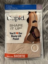 Cupid Shapewear Women  s Size Large Shape It Up Waistline Shortie Firm Control