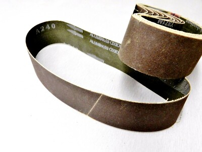 6'' Abrasive Sanding Belt for Expanding Drum Sander Aluminum Oxide 240 Grit 10 Pk