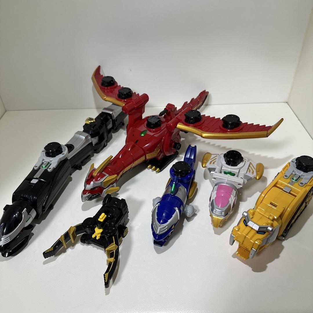 MEGAREX, VNGD 3点セット Power Rangers Megaforce DX Gosei Great Megazord Tensou