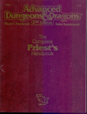 JDR ROLE PLAY / AD&D 2 THE COMPLETE PRIEST'S HANDBOOK