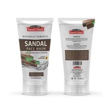 Sandal Face Wash Saeed Ghani 60ml Herbal Halal Liquid Soap/Cleanser Sandalwood