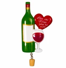 LOVE THE WINE YOU'RE WITH Personalized Christmas Tree Ornament