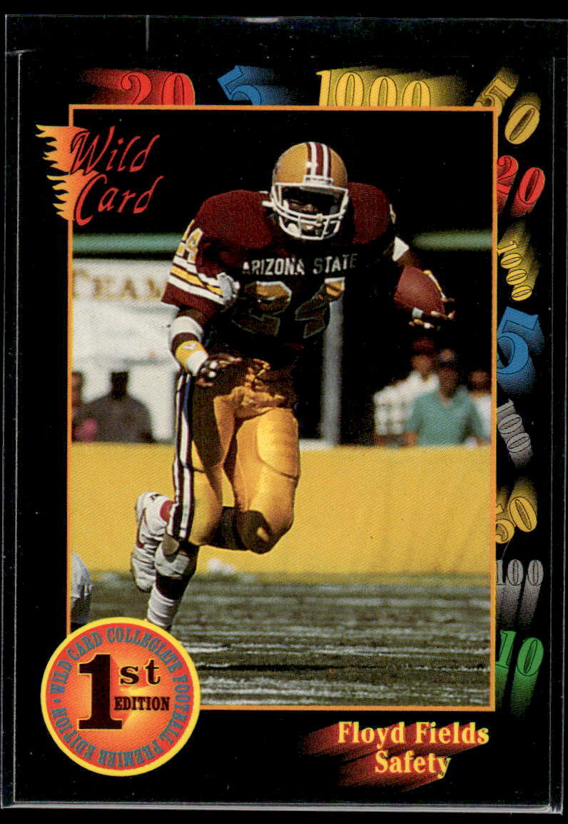 1991 Wild Card Draft #33 Floyd Fields Near Mint or Better