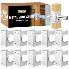 10 Pcs Metal Shoe Studs for Double Wood Studs Nail Plates for Studs Fits up t...