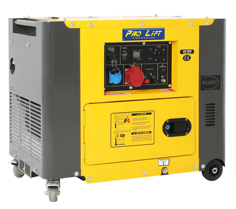 Stromerzeuger Diesel Silent Notstrom Aggregat 6kVA 230/400V Stromaggregat W2463 - Bild 4 von 4