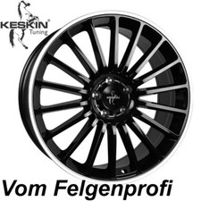 19" Keskin KT15 Alufelgen ET45 Black Polish für Seat Leon 1P, 1PN
