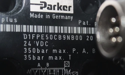 PARKER D1FPE50CB9NB0020 PROPORTIONAL DIRECTIONAL VALVE