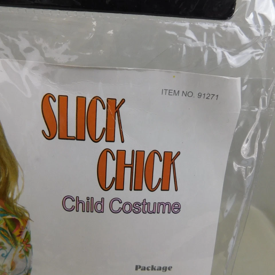 Disfraz de Halloween Slick Chick Girls años 60 70 Go-Go Hippie Disco - 4-6 pequeño #3203 Foto 4 de 4