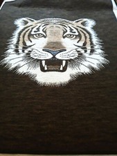 Tiger BLANKET Double Sided Made in USA 54" x 69" Plush Fleece