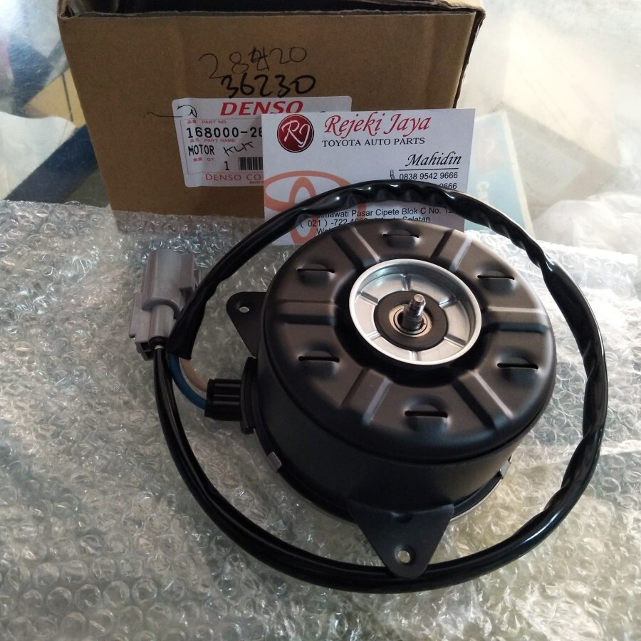 Genuine OEM Denso Cooling Motor Fan 16363-28420 Fits 15-23 Toyota