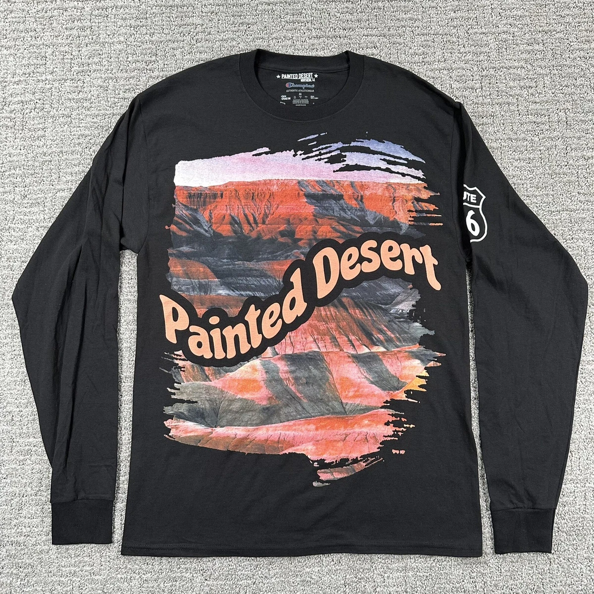 Black and sales orange champion shirt