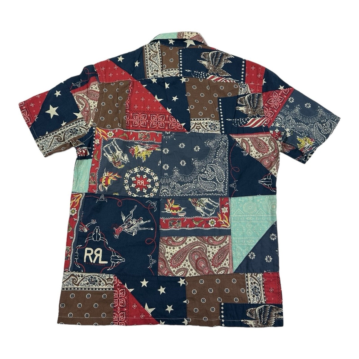 RRL Ralph Lauren Limited Edition Patchwork Western Camp