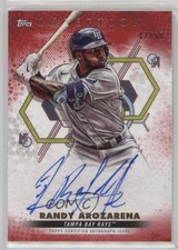 2022 Inception Base Rookie and Emerging Stars Red 42/50 Randy Arozarena Auto ni4