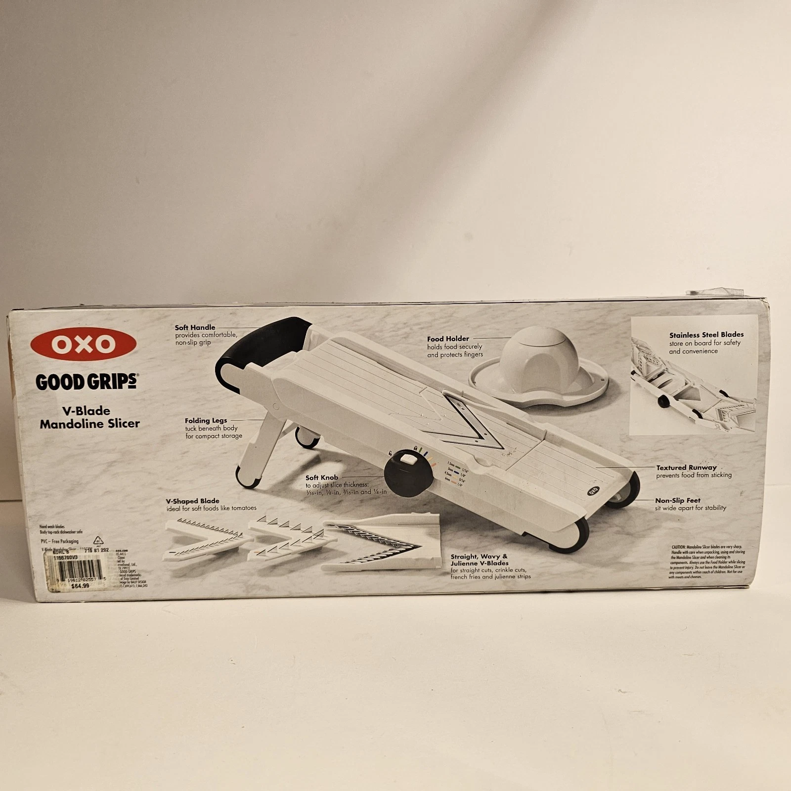 OXO V-Blade Mandoline Slicer Stainless Steel Kitchen Cutter BPA Free
Opens in a new window or tab