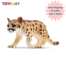 Toymany Figurine Realistic Mountain Lion Statue Collectible Wild Animal Toy