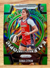 2025 Panini Prizm WNBA - Kaleidoscopic Sonia Citron #13 Green Prizm (RC)