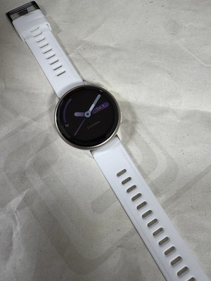 Garmin Vivoactive 6 Smartwatch 42mm goldfarbenes Zifferblatt mit weißen Bändern Neuzustand