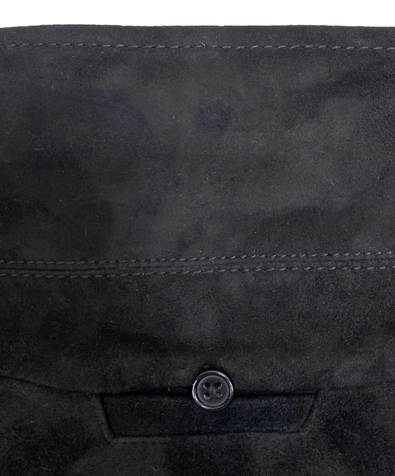 Michael Kors Suede Leather Zip Blouson Jacket Men's Size L Black - product detail image 5