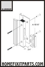 Prime line patio door handle C1000