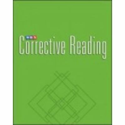 Corrective Reading Decoding Level B2, Student Book by McGraw Hill