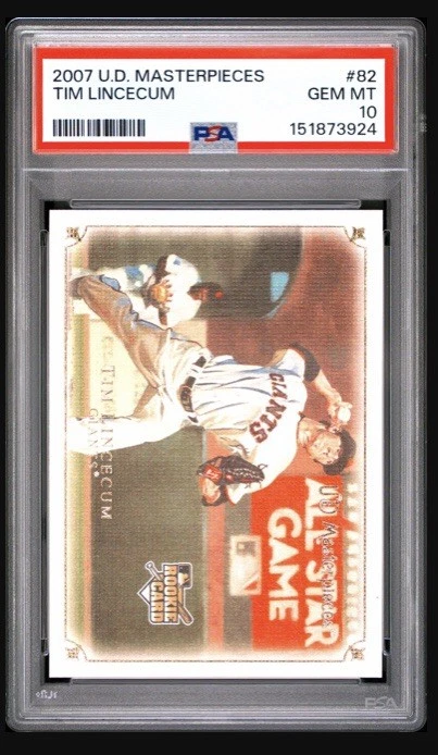 2007 UD Masterpieces - Tim Lincecum #82 for sale | eBay