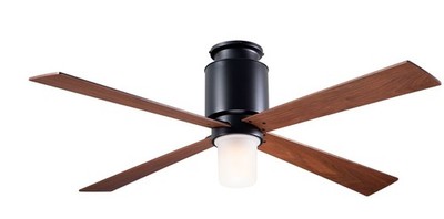 MODERN FAN COMPANY LAPA FLUSH LED 50'' DARK BRONZE CEILING FAN WITH WALL CONTROL