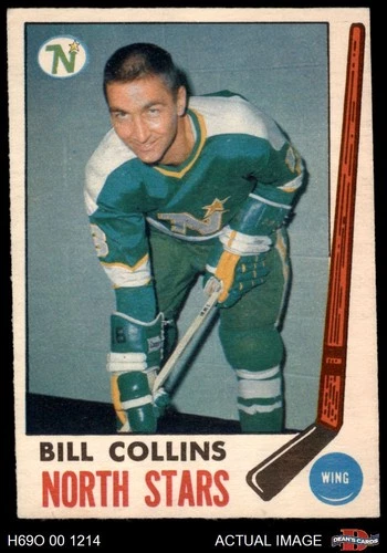 1969 O-Pee-Chee #126 Bill Collins North Stars 5 - EX