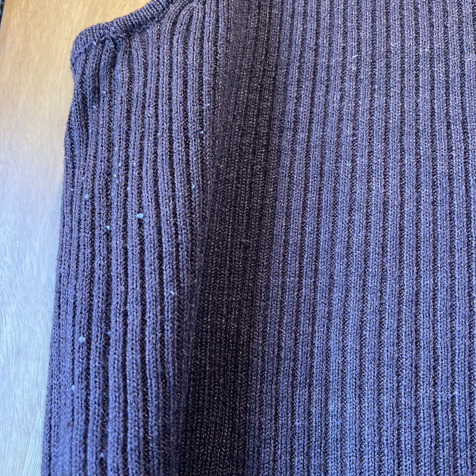 Studio Works Suede Black Brown Patchwork Sweater … - image 10