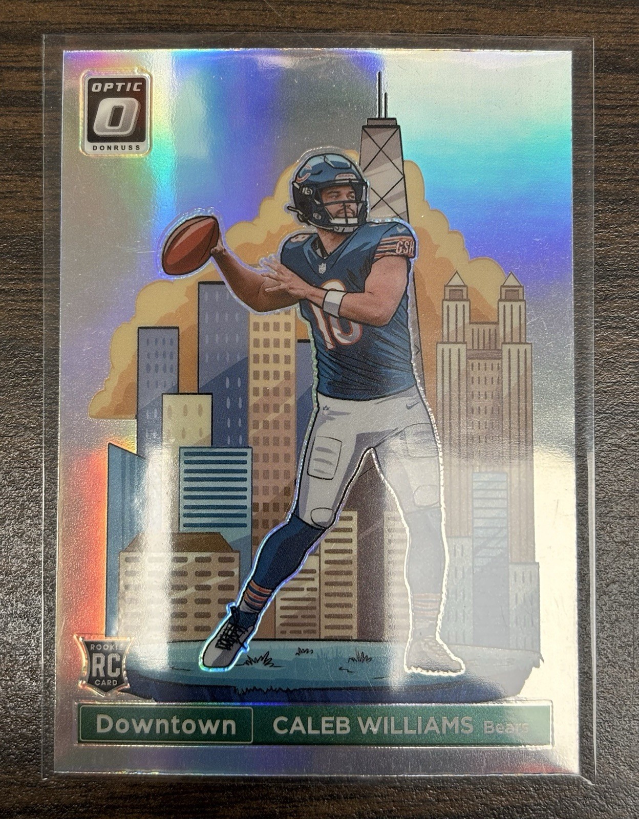 2024 Panini Donruss Optic Downtown! Caleb Williams #21